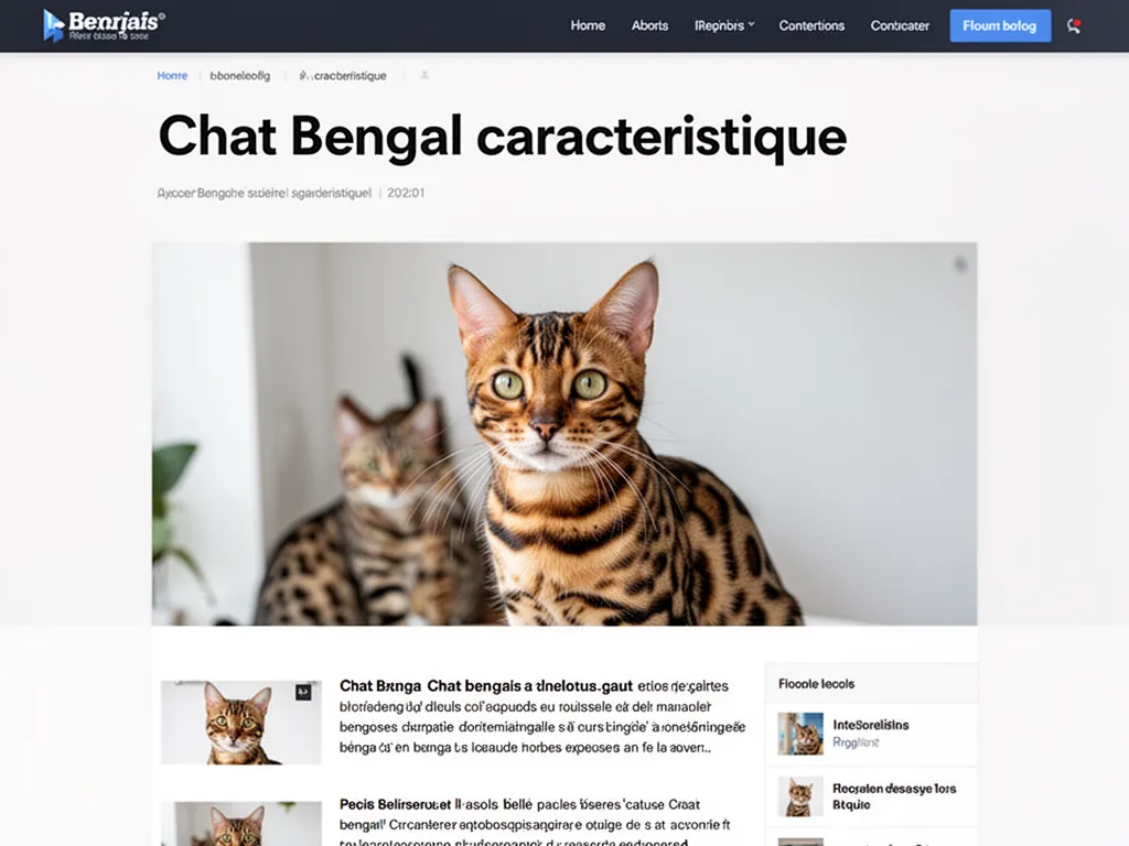 Chat Bengal au pelage tacheté observant une fenêtre ouverte
