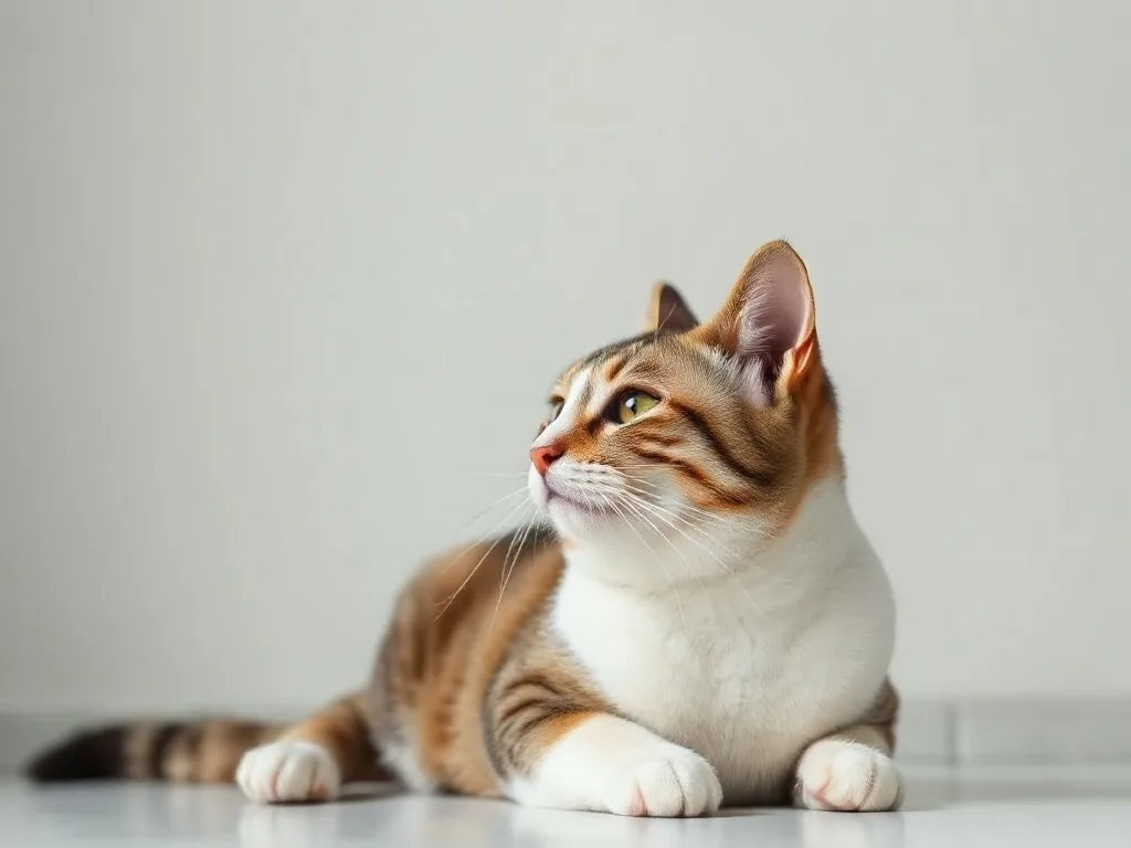 Deux chats adultes se regardent intensément à travers une porte vitrée, l'un couché, l'autre assis, posture vigilante