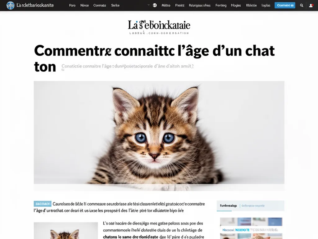 Trois chatons dans une caisse à plat, yeux ouverts, l'un près d'une petite gamelle