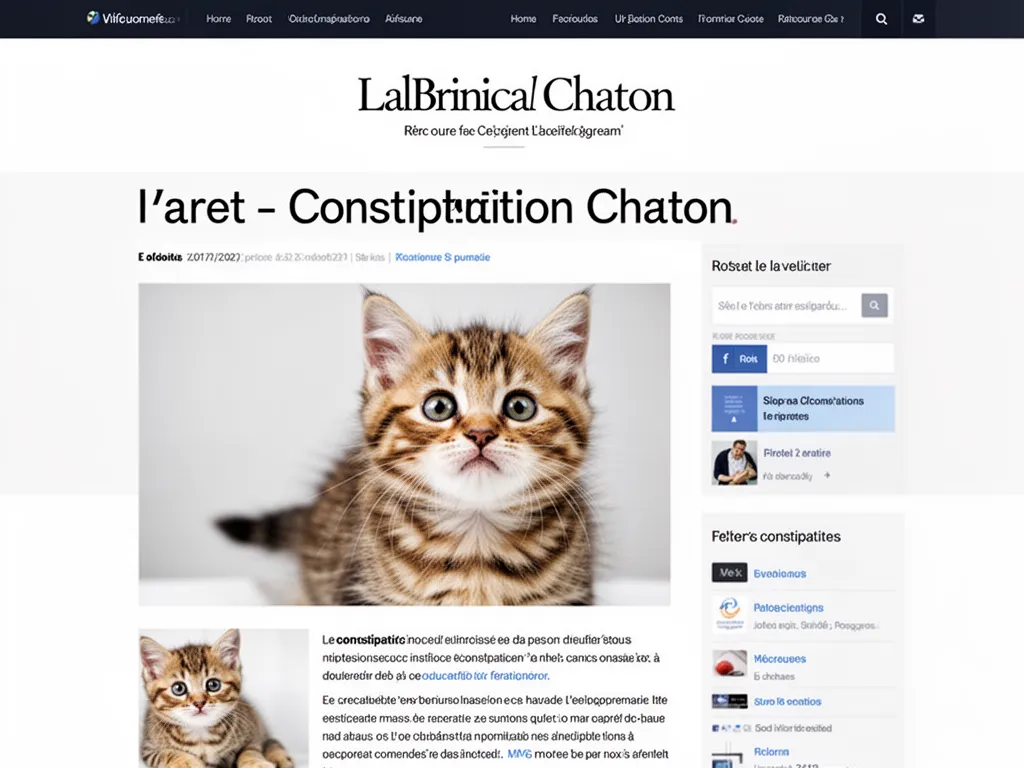 Un jeune chaton allongé sur une serviette, pattes repliées, observé par son propriétaire.