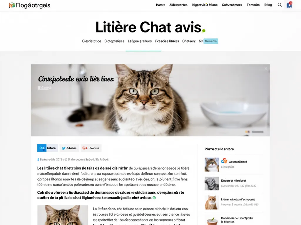 Bac à litière propre avec une pelle, litière granulaire et un coin lumineux